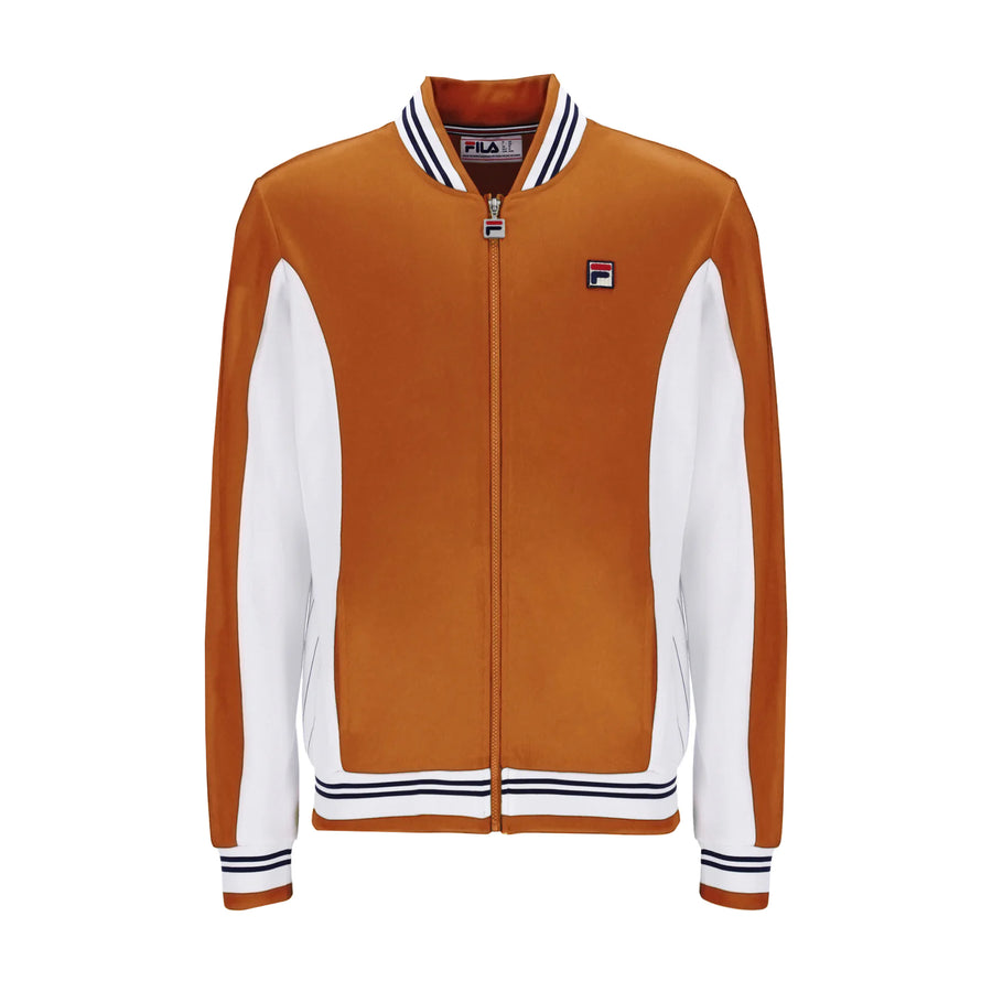 Fila Settanta Baseball Track Top Jacket Pumpkin Spice/Gardenia/Black