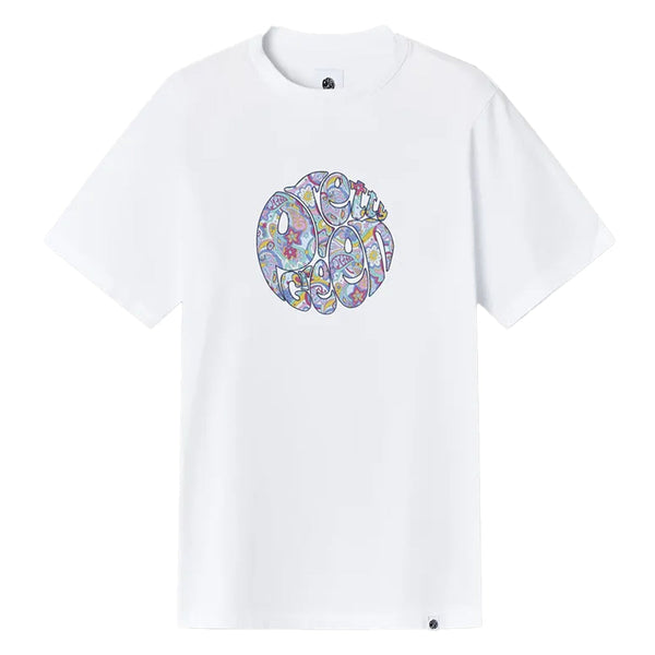 Pretty Green Mystic Paisley Logo T-Shirt - White-SPIRALSEVEN DESIGNER MENSWEAR UK