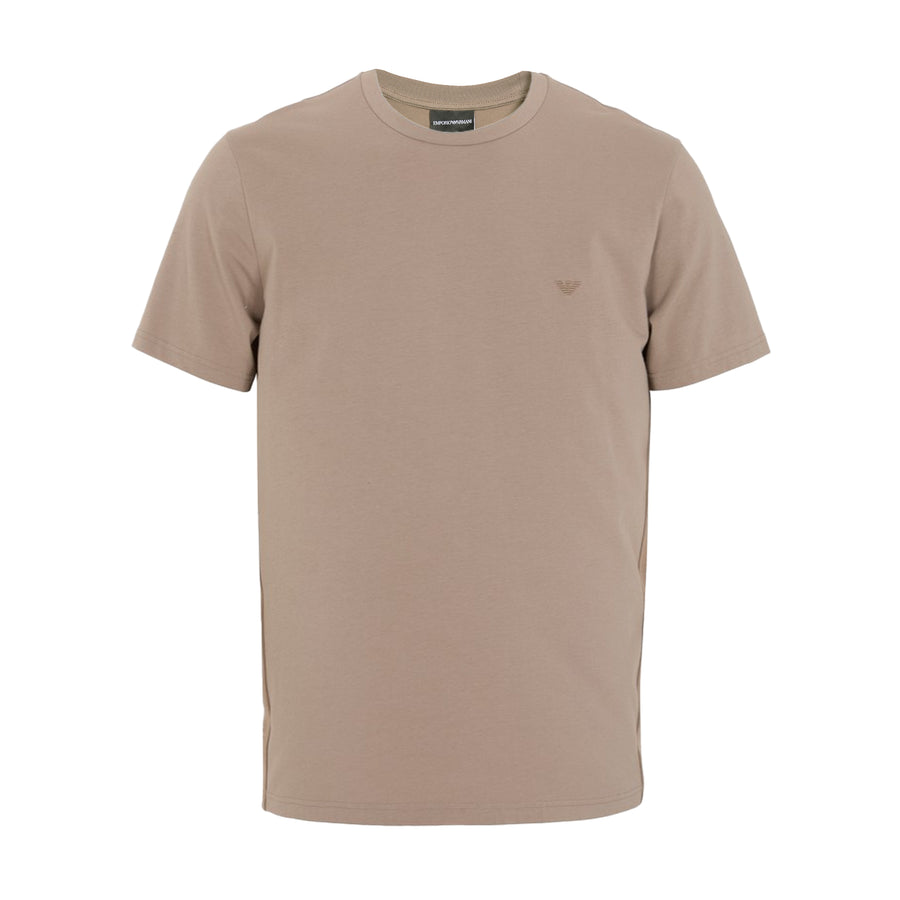 Emporio Armani Lounge Side Logo T-Shirt Fungi