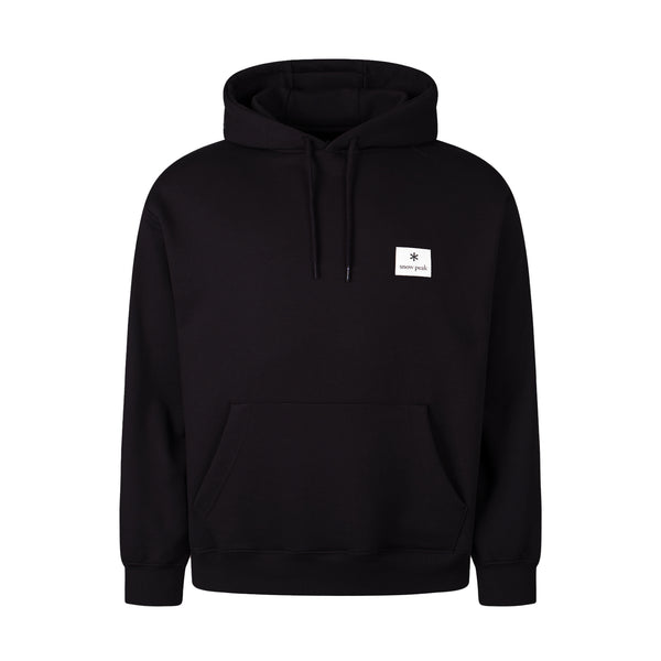 Snow Peak New Standard Square Logo Hoodie Black