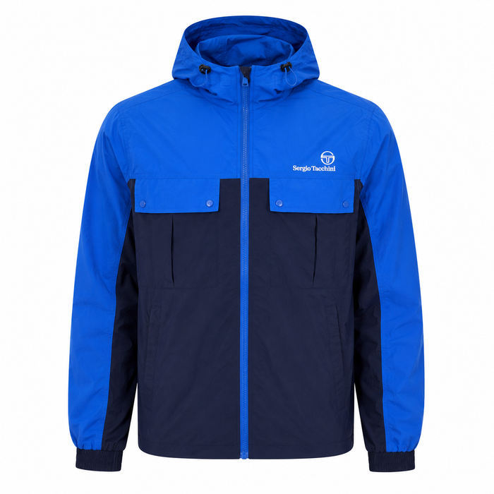 Sergio Tacchini Alba Hooded Jacket Princess Blue/Maritime Blue