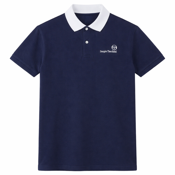 Sergio Tacchini Bondi Polo Shirt Maritime Blue/White