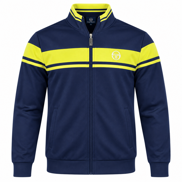 Sergio Tacchini Damarindo Track Top Jacket Maritime Blue/Celery Green