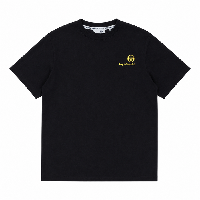 Sergio Tacchini Felton T-Shirt Black/Gold