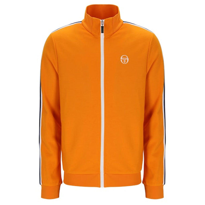 Sergio Tacchini Franco Track Top Jacket Orange Pepper/White