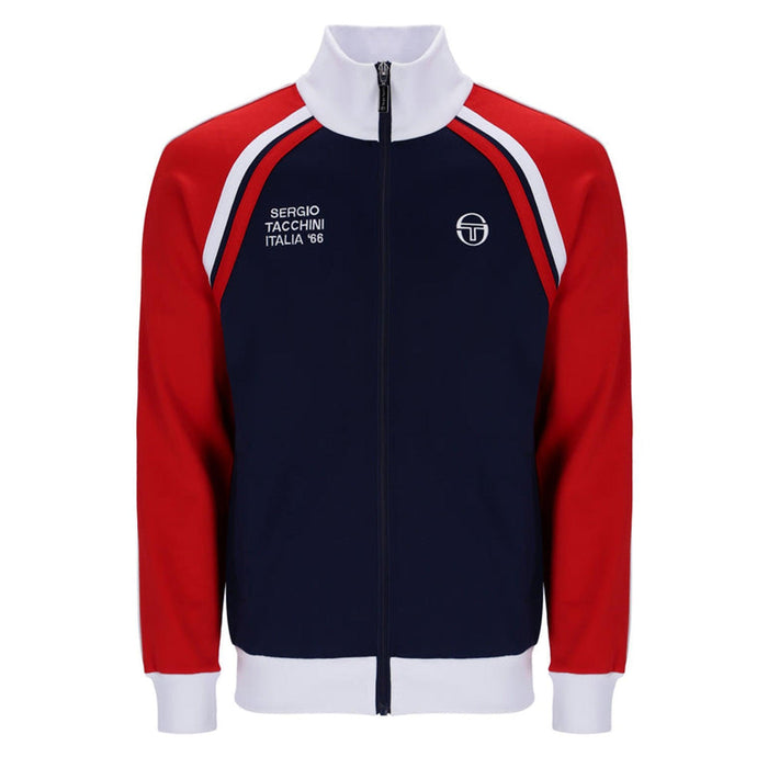 Sergio Tacchini Ghibli Davis Track Top Jacket Maritime Blue/Adrenaline Rush/White