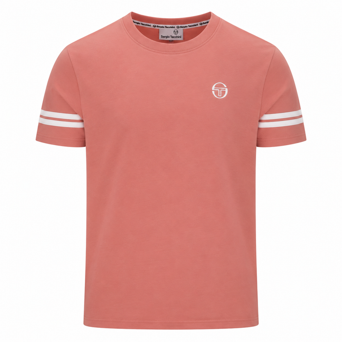 Sergio Tacchini Grello T-Shirt Light Mahogany/White