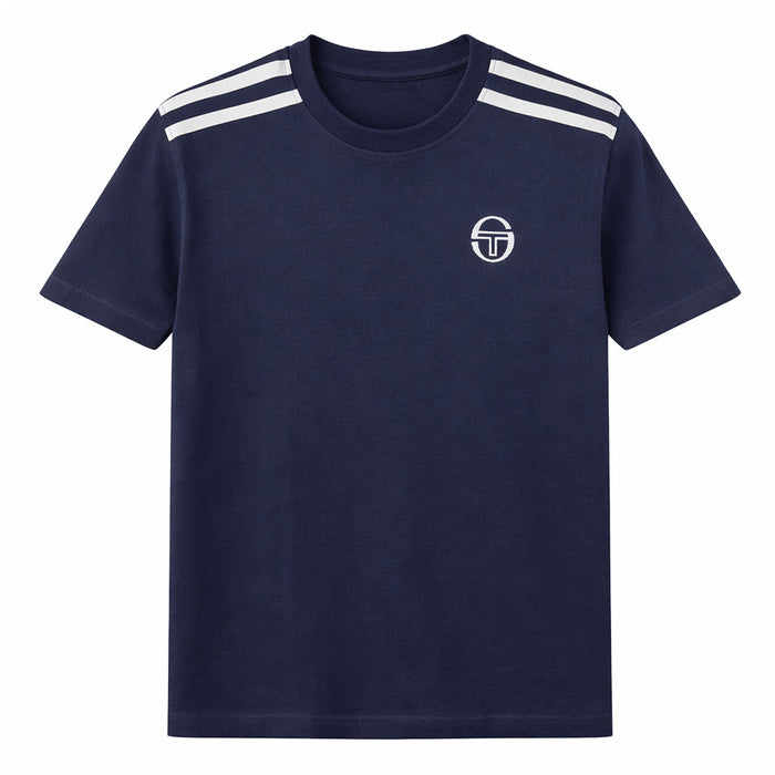 Sergio Tacchini Locchi T-Shirt Maritime Blue/White