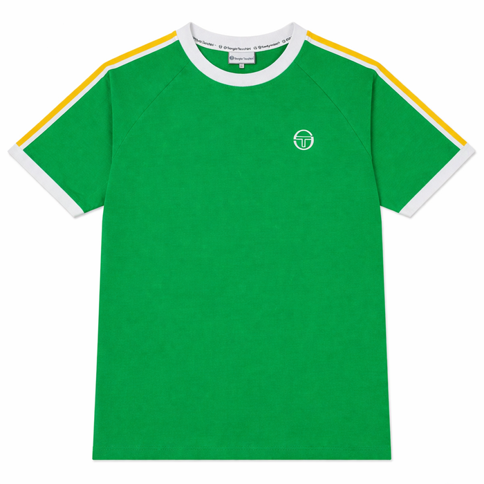 Sergio Tacchini Pino Ringer T-Shirt Fern Green/White