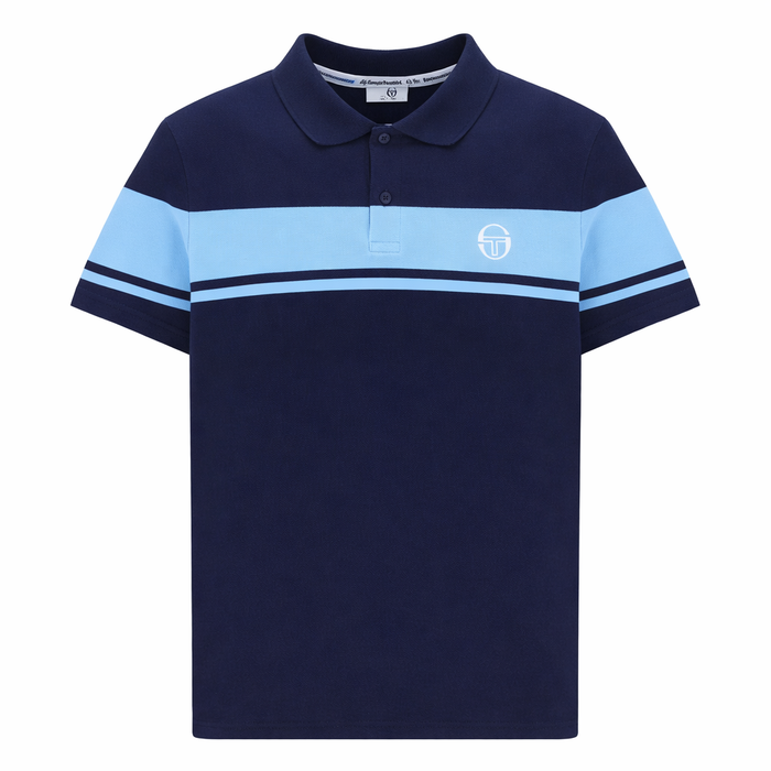 Sergio Tacchini Young Line Polo Shirt Maritime Blue/Baltic Sea
