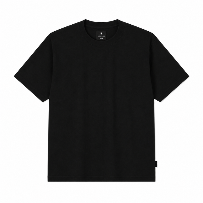 Snow Peak Back Printed Logo T-Shirt Black