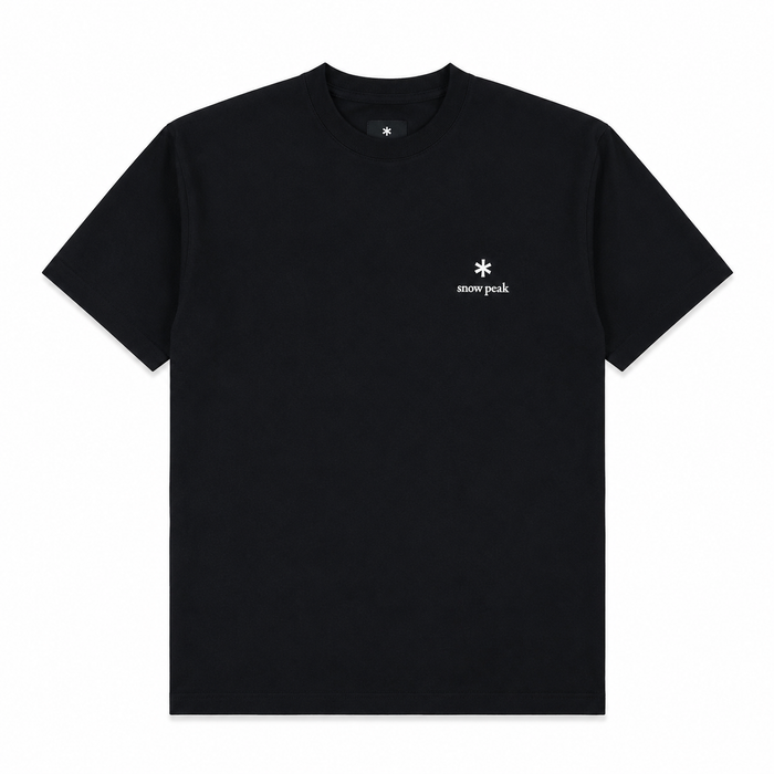Snow Peak Logo T-Shirt Black