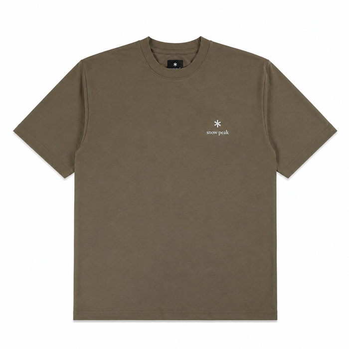 Snow Peak Logo T-Shirt Dark Beige