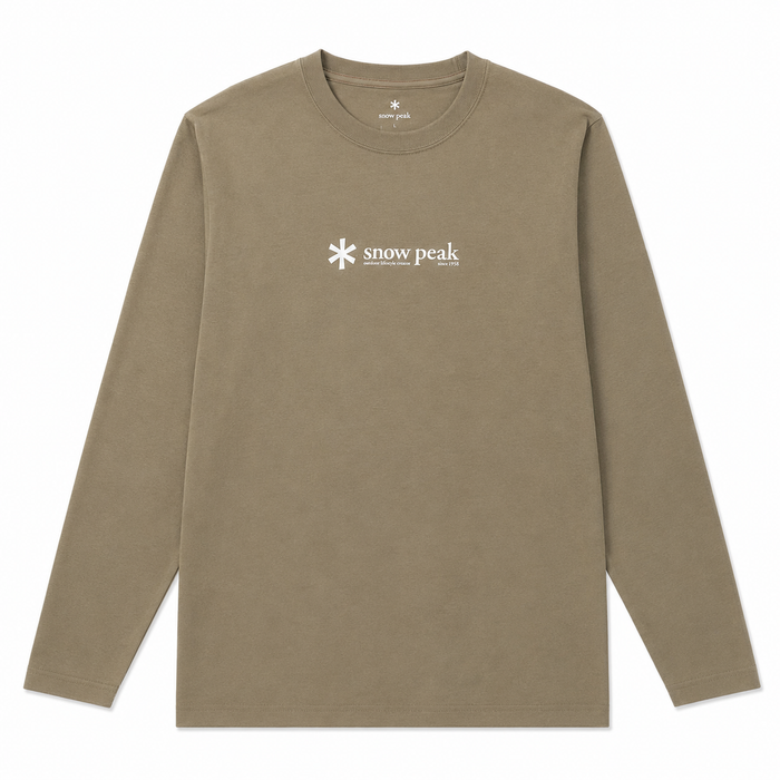 Snow Peak Soft Cotton Logo Long Sleeve T-Shirt Pro