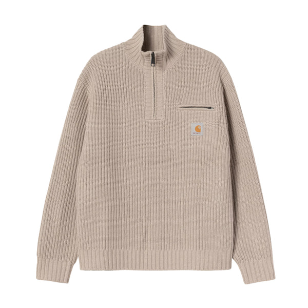 Carhartt WIP Detroit Half Zip Sweater Fleur De Sel