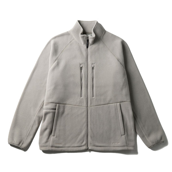 Snow Peak Water-Repellent Fleece Jacket Light Grey