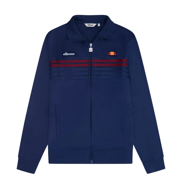 Ellesse Vicenza Track Top Jacket Navy/Burgundy