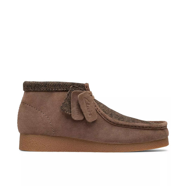 Clarks Originals Wallabee Evo Boots Brown Combi