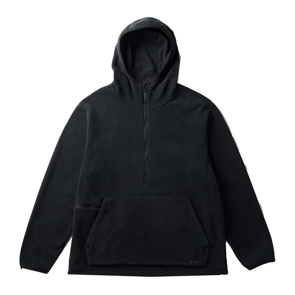 Snow Peak Water-Repellent Fleece Hoodie Black