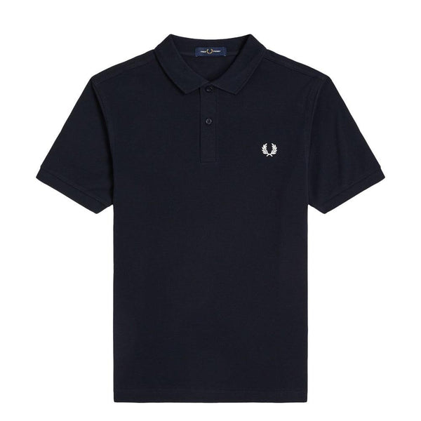 Fred Perry Plain Polo Shirt Navy