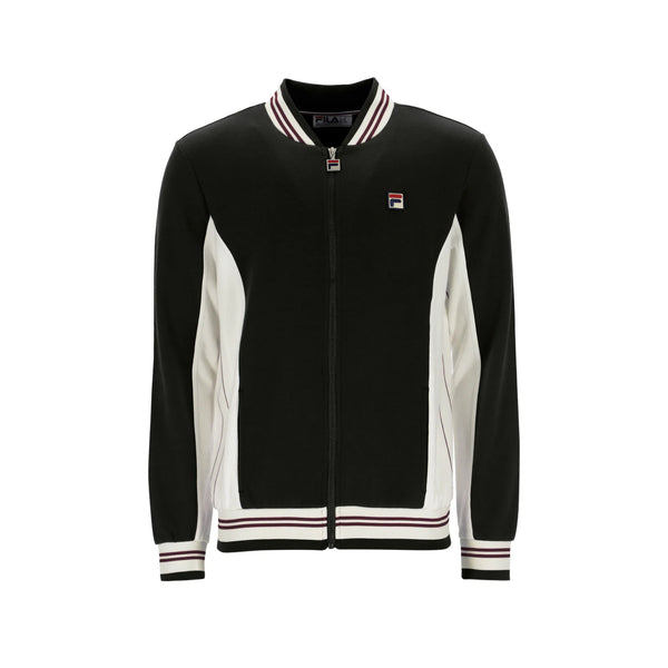 Fila Settanta Baseball Track Top Jacket Black/Gardenia/Fig/Charcoal