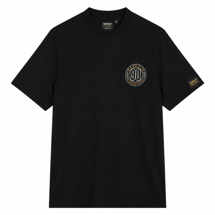 Barbour International 90th Anniversary Graphic T-Shirt Black