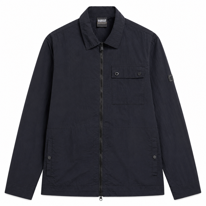 Barbour International Inline Overshirt Black