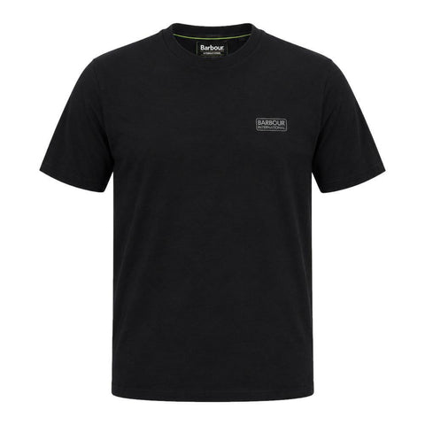 Barbour International Small Logo T-Shirt Black/Pewter