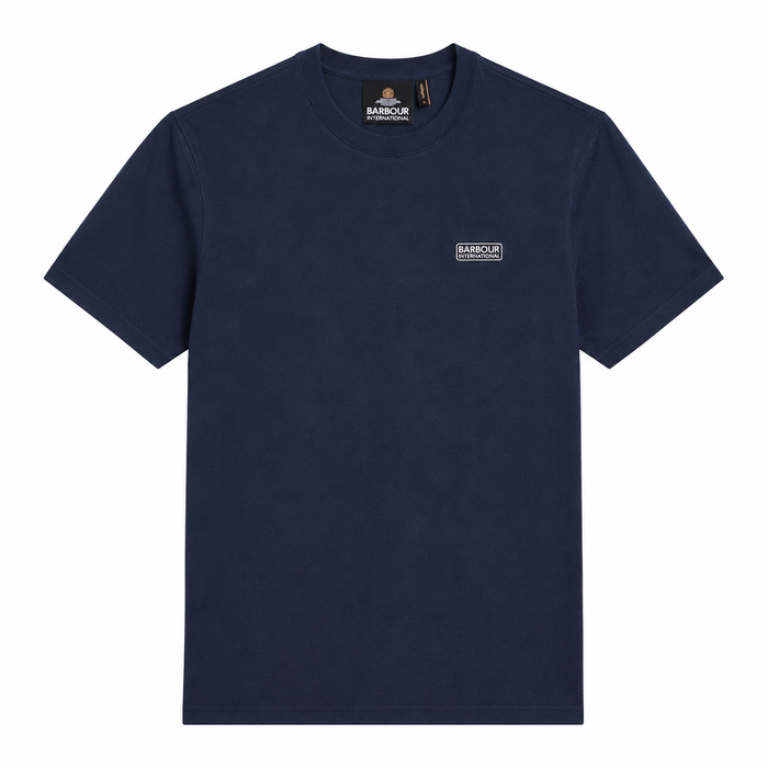 Barbour International Small Logo T-Shirt Navy Blazer