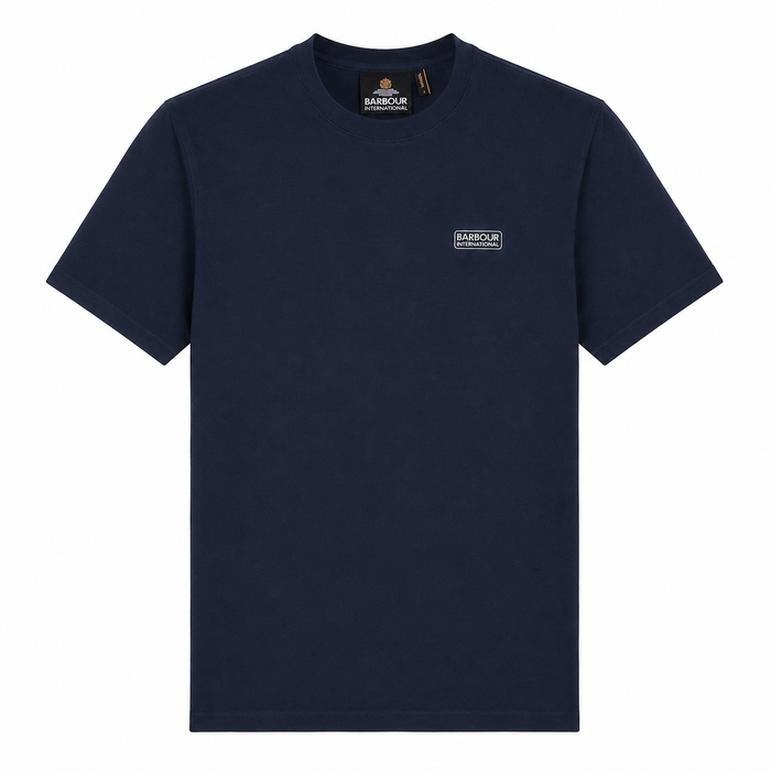 Barbour International Small Logo T-Shirt Navy Blazer