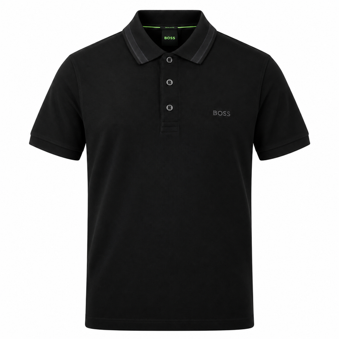 BOSS Paddy Piqué Polo Shirt Black