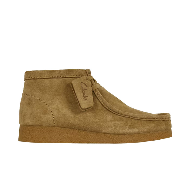 Clarks Originals Wallabee Evo Suede Boots Dark Sand