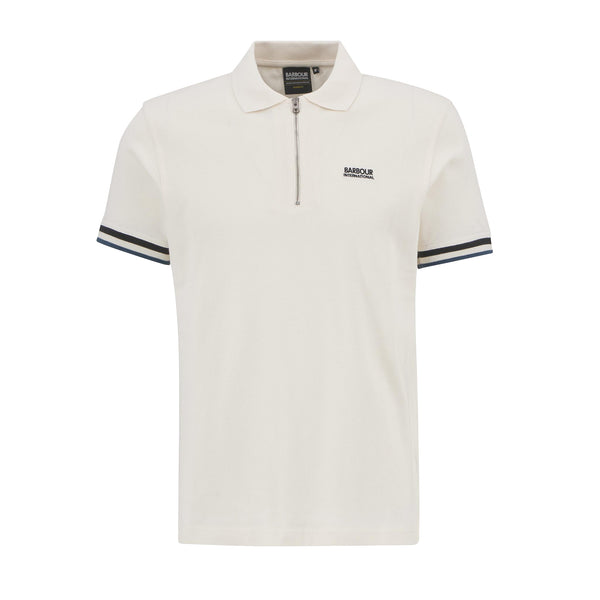 Barbour International Buxton Polo Shirt Whisper White