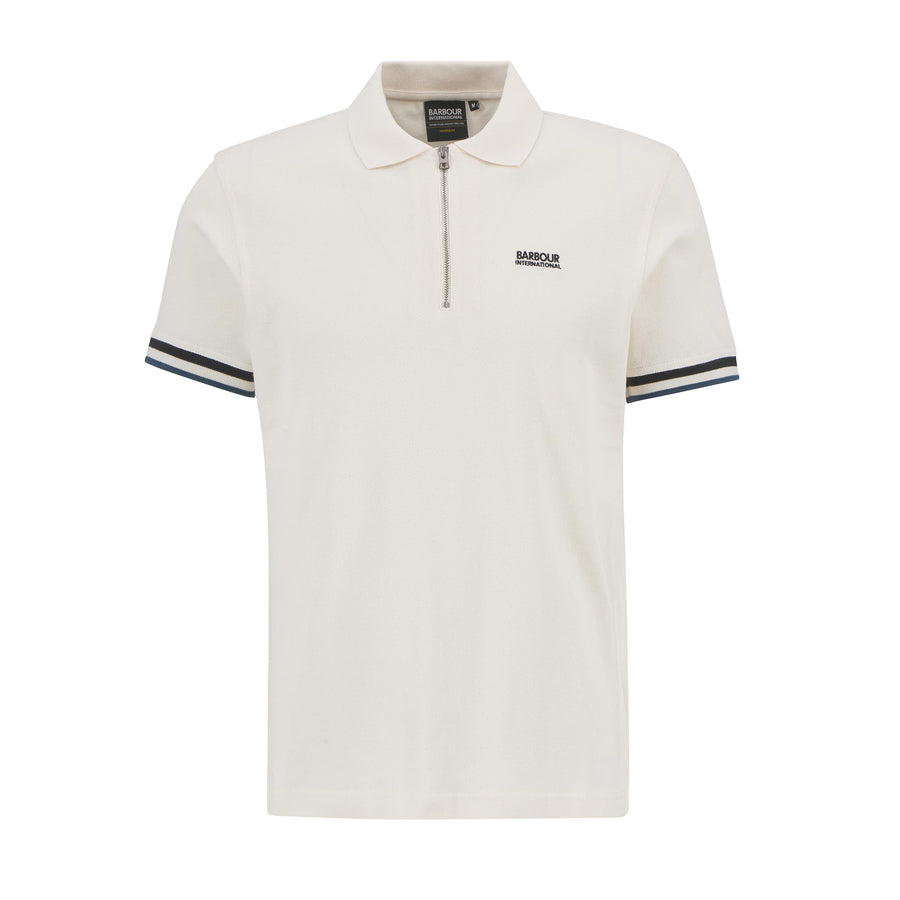 Barbour International Buxton Polo Shirt Whisper White