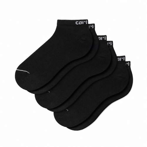 Carhartt WIP Script Sneakers Socks Black