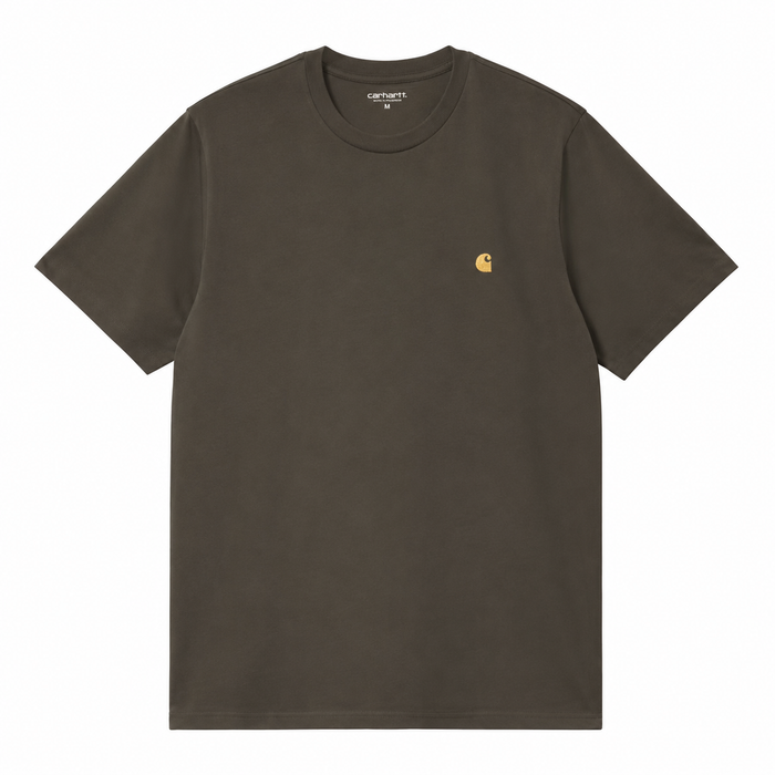 Carhartt WIP S/S Chase T-Shirt Shungite/Gold