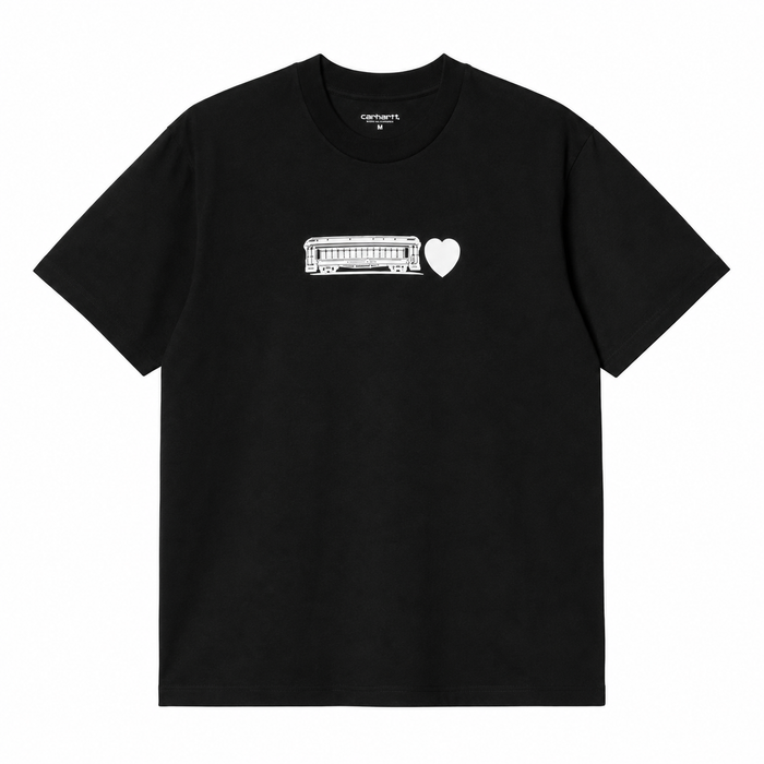 Carhartt WIP S/S Deconstructed Label T-Shirt Black