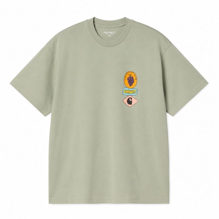 Carhartt WIP Stacked Grapes T-Shirt Shady Green