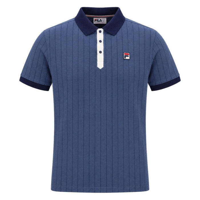 Fila BB1 Classic Striped Polo Shirt Vintage Indigo/Gardenia/Fila Navy