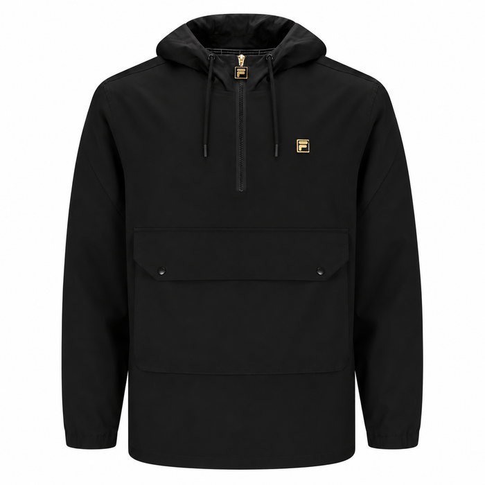 Fila Duran Over the Head Anorak Jacket Black