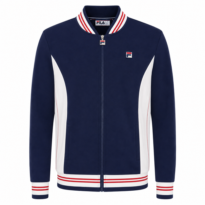 Fila Settanta Baseball Track Top Jacket Fila Navy/Gardenia/Fila Red