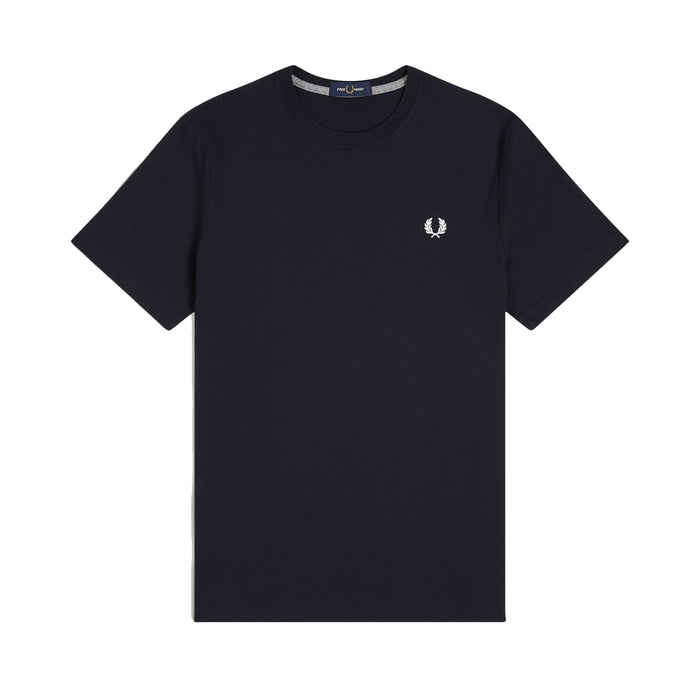 Fred Perry Crew Neck T-Shirt Navy Blue