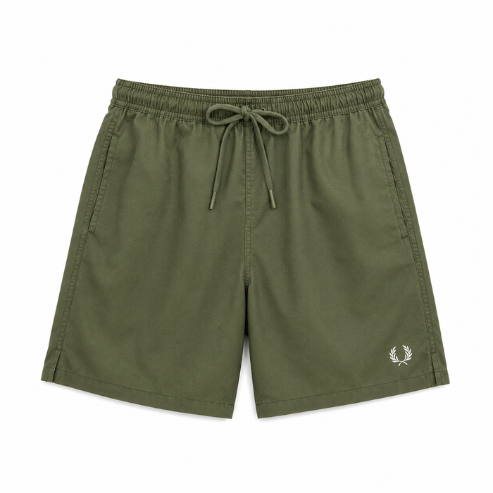 Fred Perry Swim Shorts Laurel Wreath Green