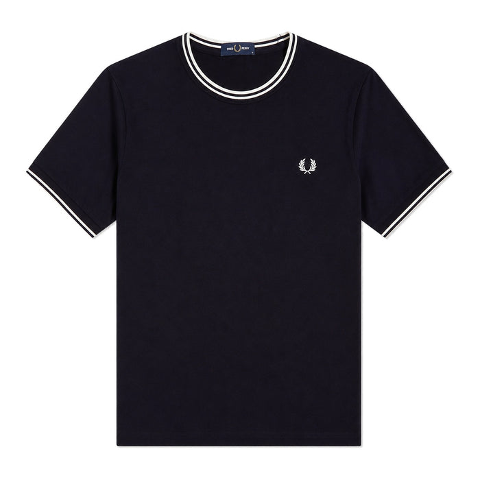 Fred Perry Twin Tipped T-Shirt Navy