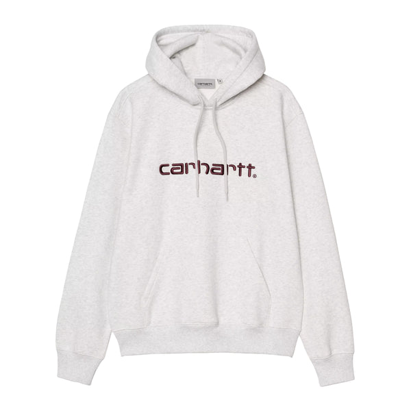 Carhartt WIP Logo Carhartt Hoodie Ash Heather/Rondo