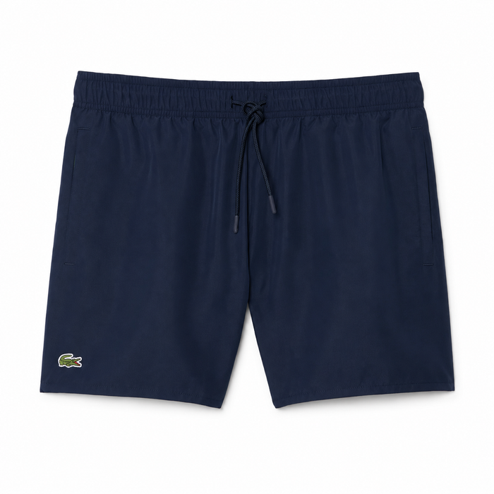 Lacoste Quick-Dry Swim Shorts Navy Blue/Green
