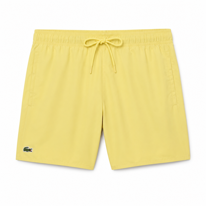 Lacoste Quick-Dry Swim Shorts Yellow/Green
