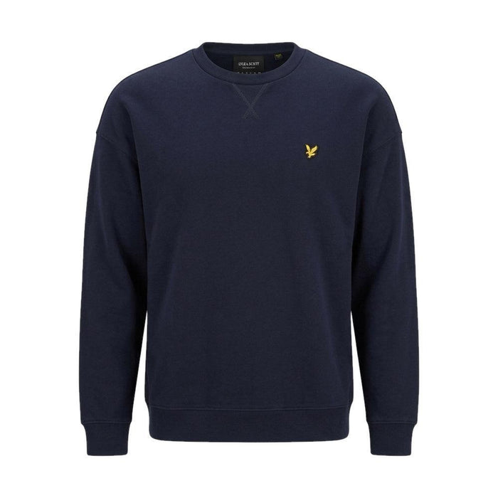 Lyle & Scott Heavyweight Crew Neck Sweatshirt Dark Navy