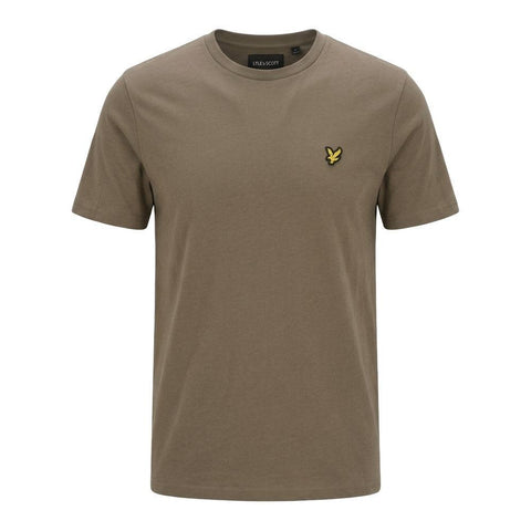 Lyle & Scott Plain T-Shirt Khaki Ash