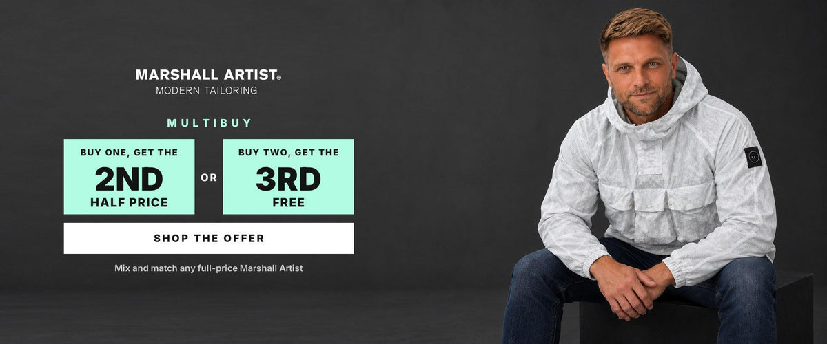 Marshall Artist multibuy: buy one, get the 2nd half price, or buy two, get the 3rd free